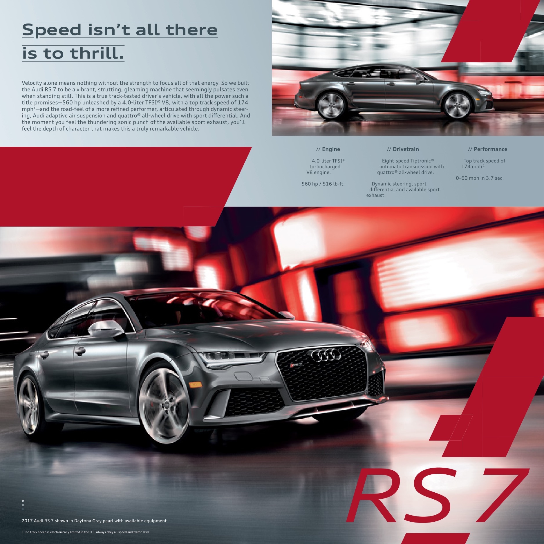 2017 Audi A7 Brochure Page 3